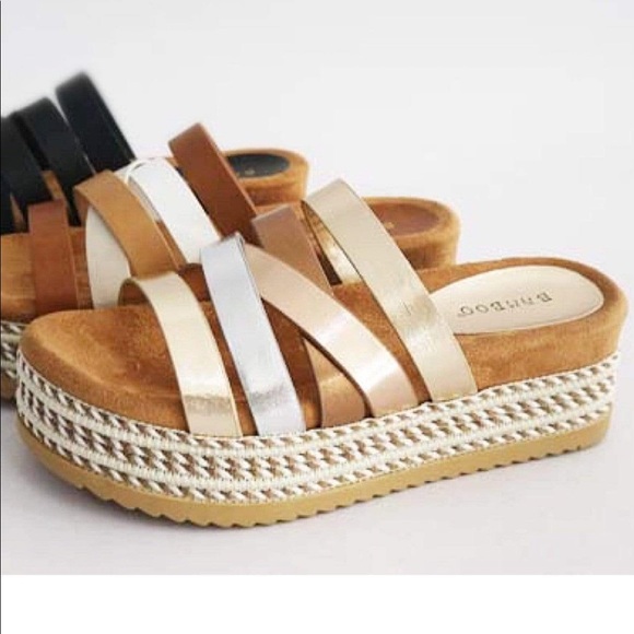 Unforgettable Fun Slip On Platform Sandal-Multi - Picture 2 of 2